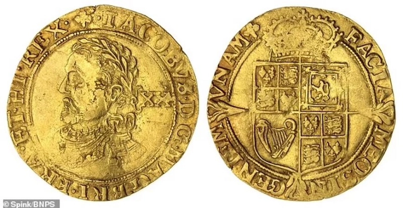 They've Struck Gold! Fortunate Couple Unearth 264 Gold Coins Dating Back to the Reign of King James I Hidden Beneath Their Kitchen Floor, Raking in £754,000 at Auction